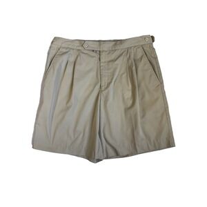 Head Men's 36 Khaki Chino Pleated Golf Athleisure Shorts Outdoors Casual Travel